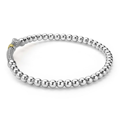 Caviar Cross Stretch Bracelet