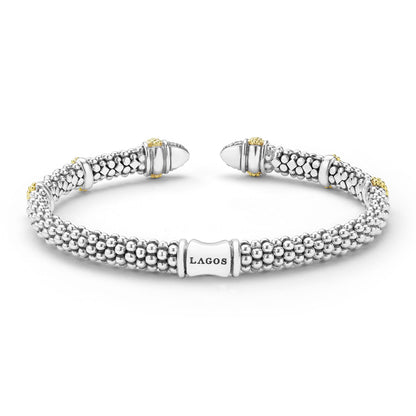 Caviar Diamond Versa Torque Bracelet