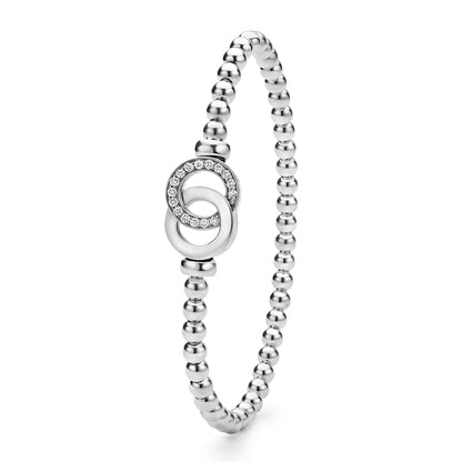 Interlocking Diamond Stretch Bracelet