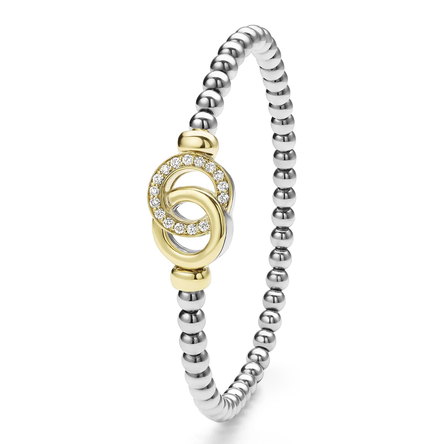Interlocking Diamond Stretch Bracelet
