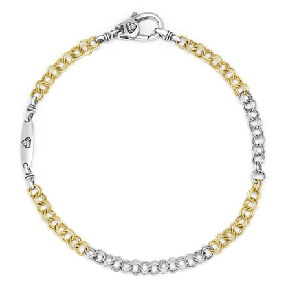 Two-Tone High Jinks Link Chain Bracelet