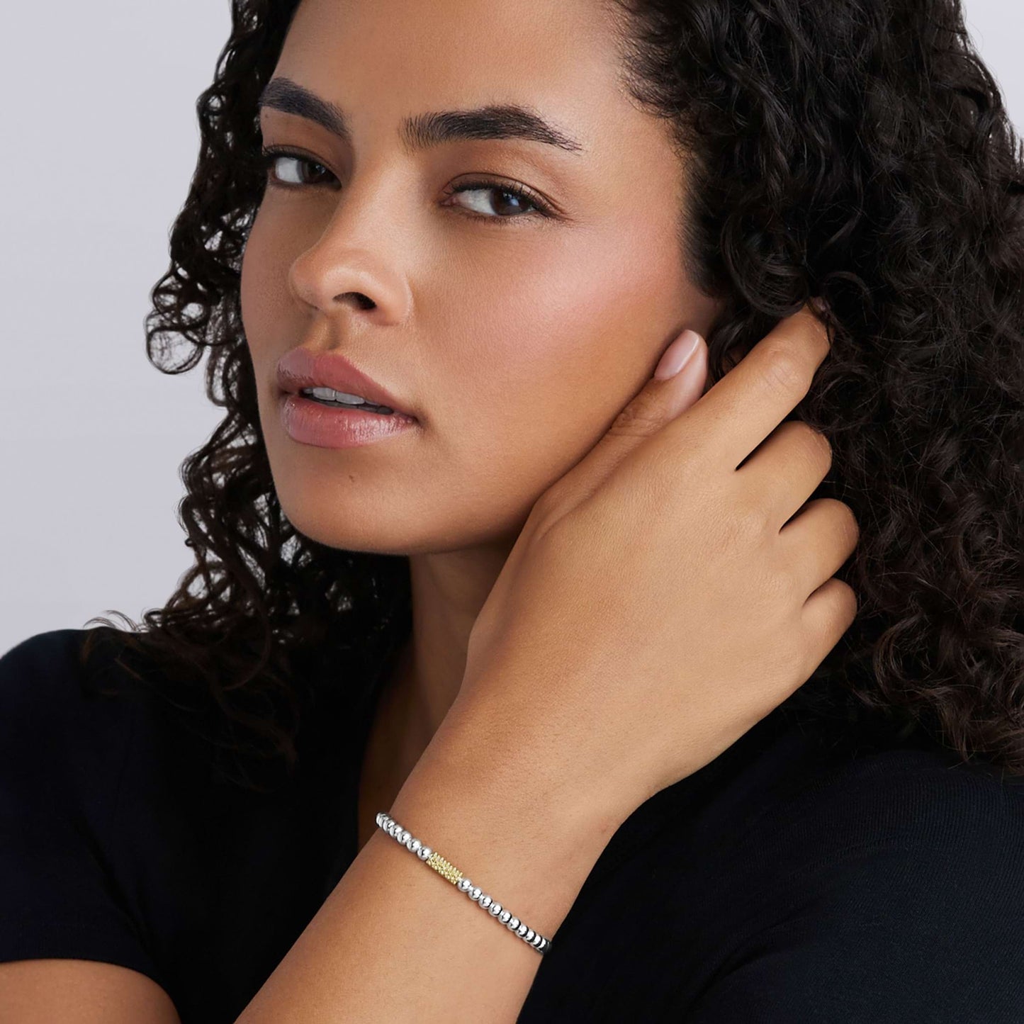 Caviar Stretch Bracelet