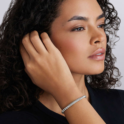 Caviar Beaded Bar Stretch Bracelet