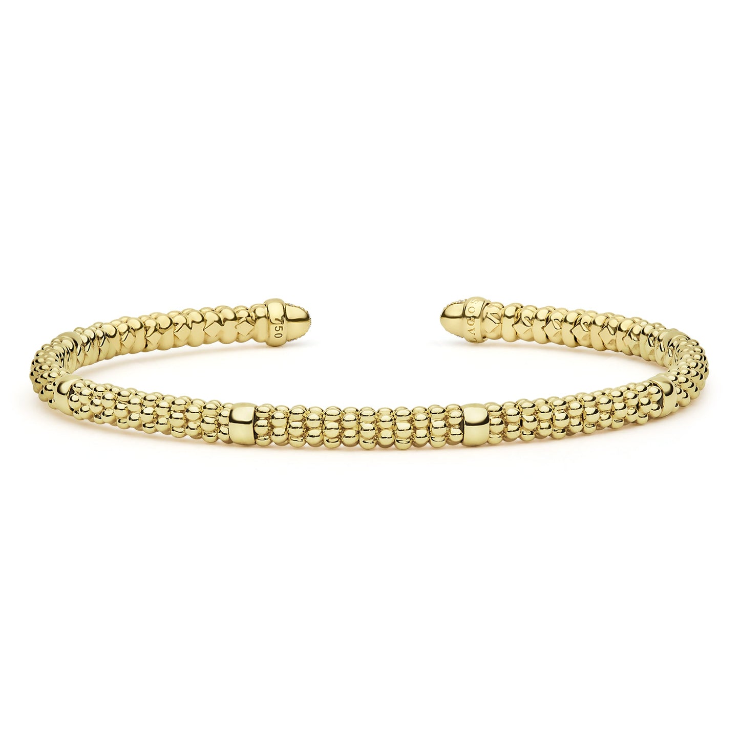 Caviar 6 Bar Mini Versa Torque Bracelet
