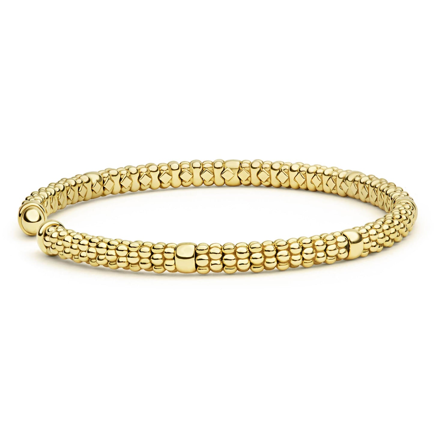 Caviar 6 Bar Mini Versa Torque Bracelet