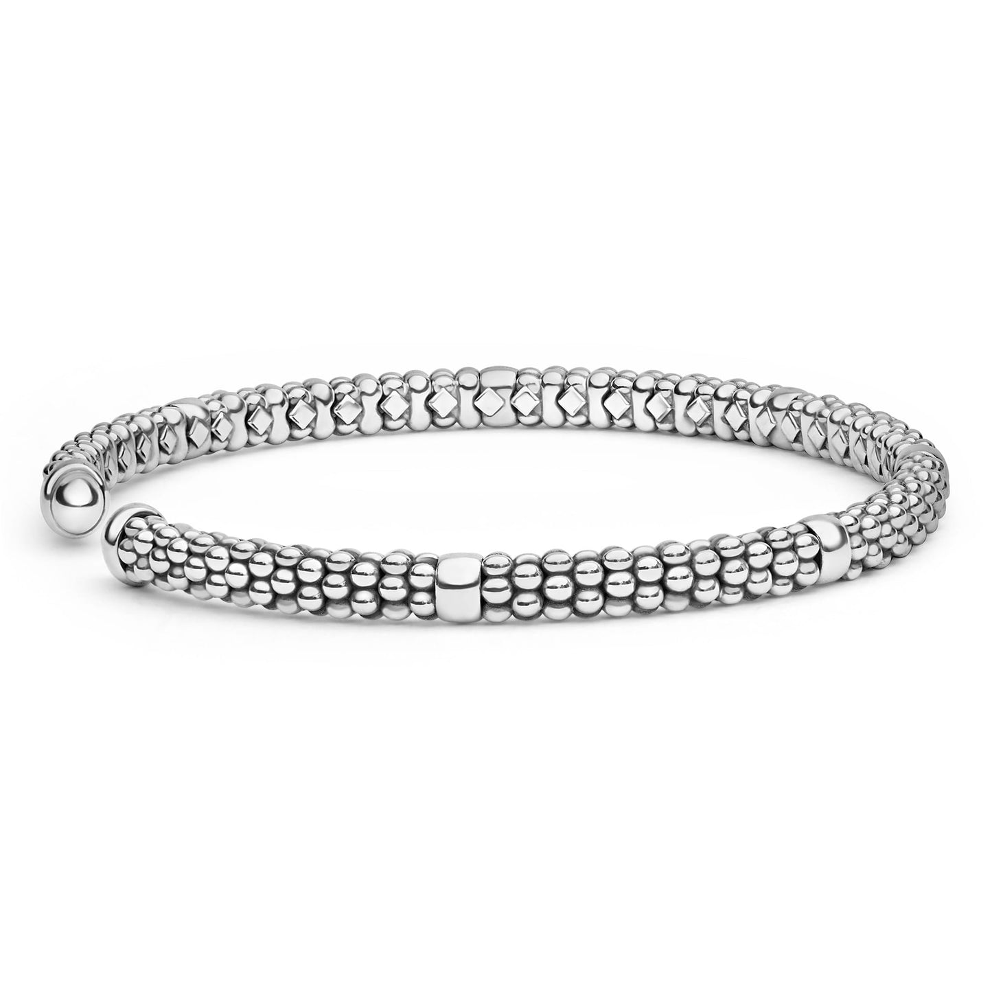 Caviar 6 Bar Mini Versa Torque Bracelet
