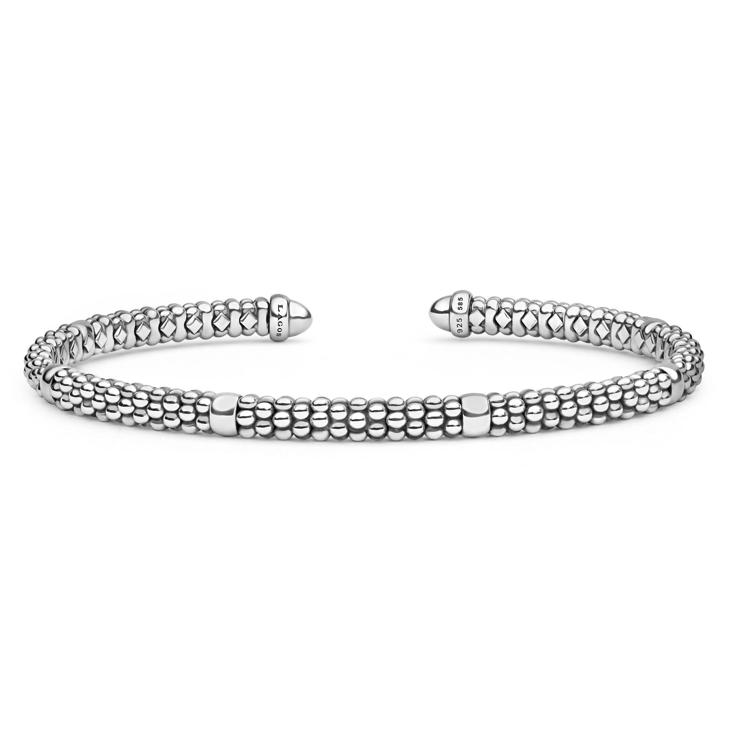 Caviar 6 Bar Mini Versa Torque Bracelet