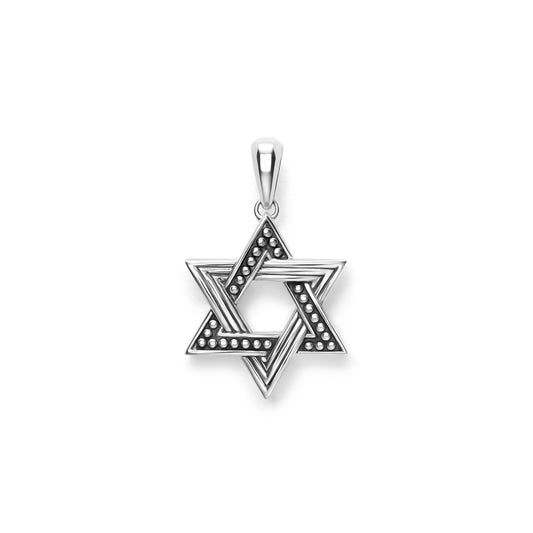 Sterling Silver Star of David Pendant