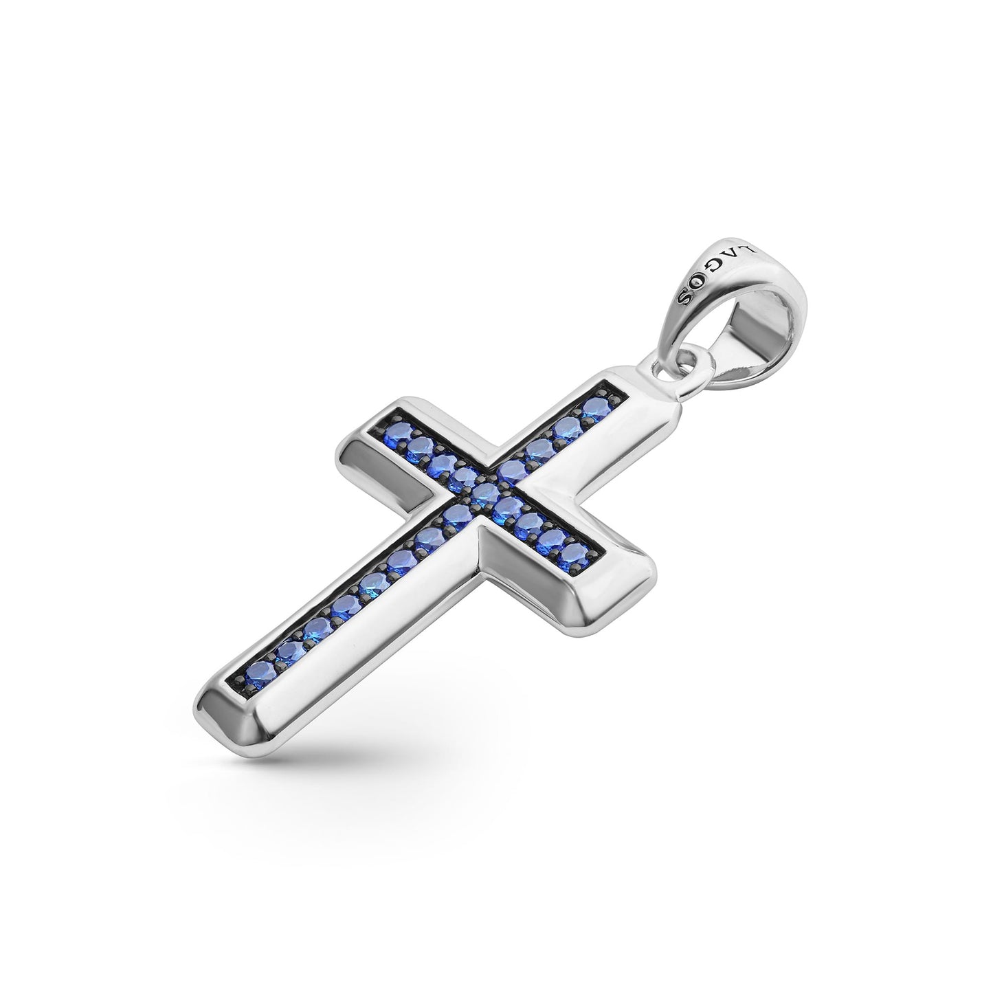 Mens Emerald Cross Amulet