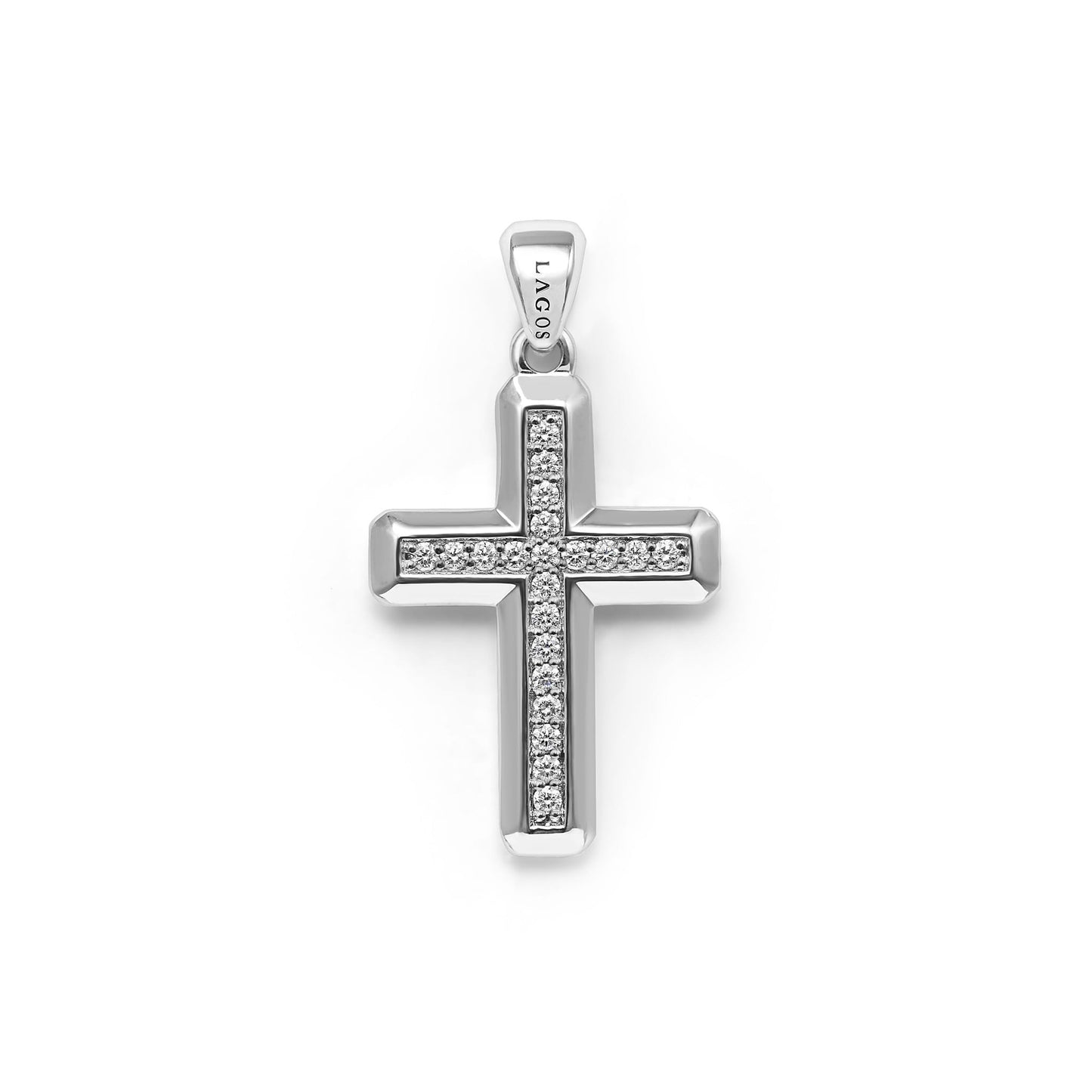 Mens Emerald Cross Amulet