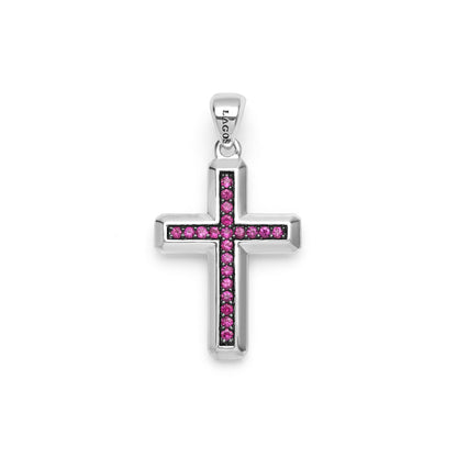 Mens Emerald Cross Amulet