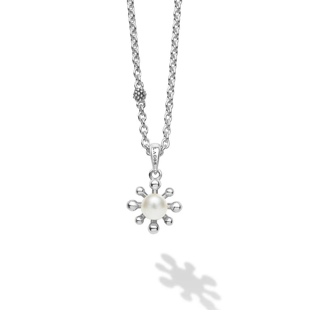 Sterling Silver and Pearl Necklace