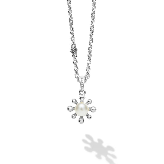 Sterling Silver and Pearl Necklace