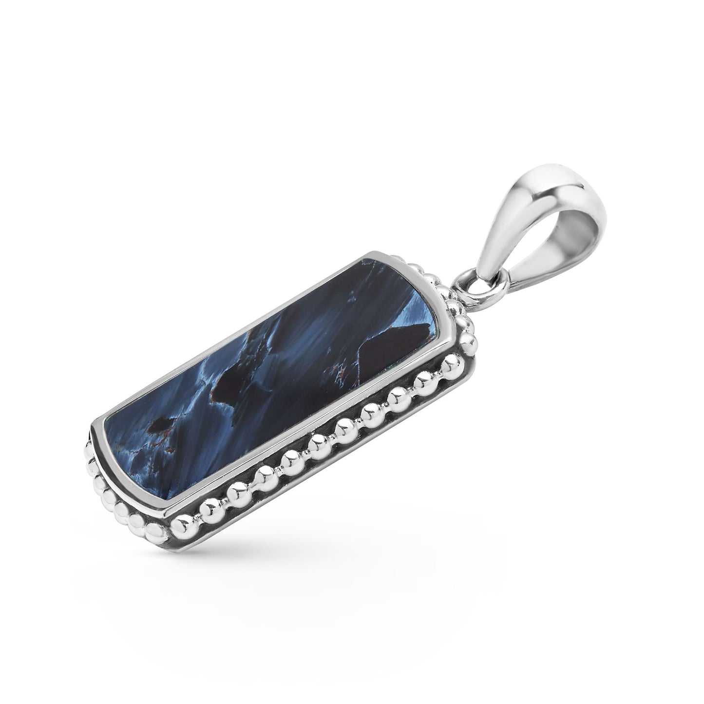 Mens Diamond Id Tag Amulet