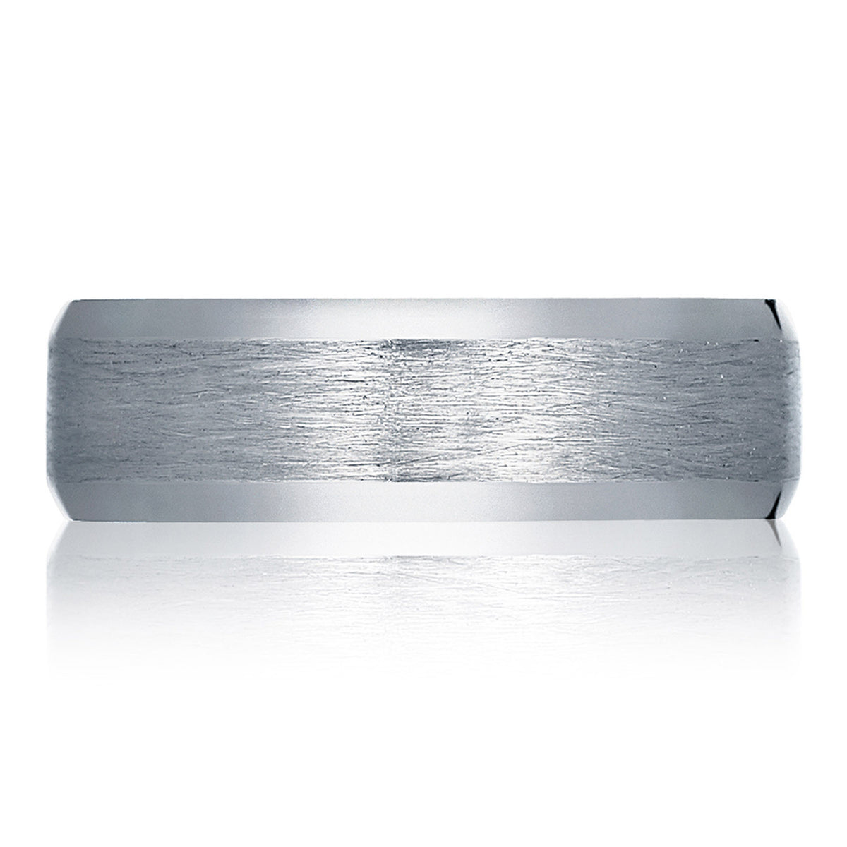 Tacori 18K White Gold Brush Finish Wedding Band