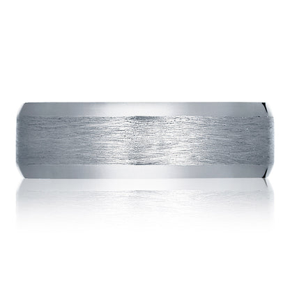 Tacori 18K White Gold Brush Finish Wedding Band