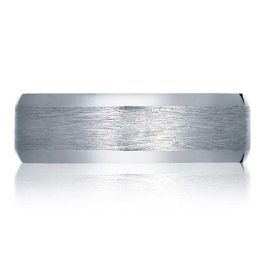 Tacori 18K White Gold Brush Finish Wedding Band