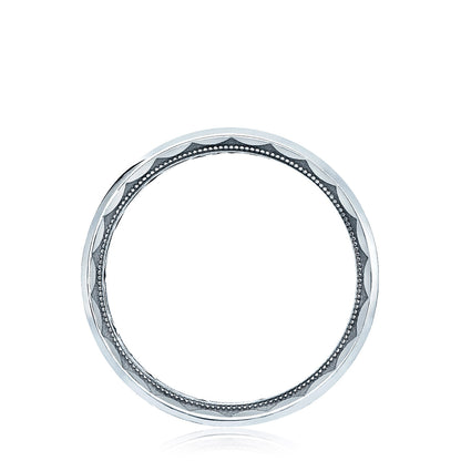 Tacori 18K White Gold Brush Finish Wedding Band