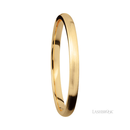 Lashbrook Domed 14K Yellow Gold Band