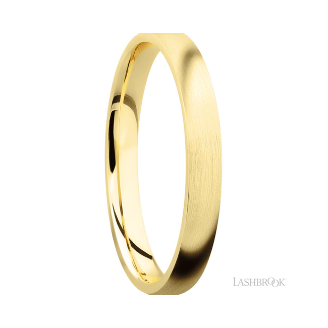 Lashbrook Domed 14K Yellow Gold Band