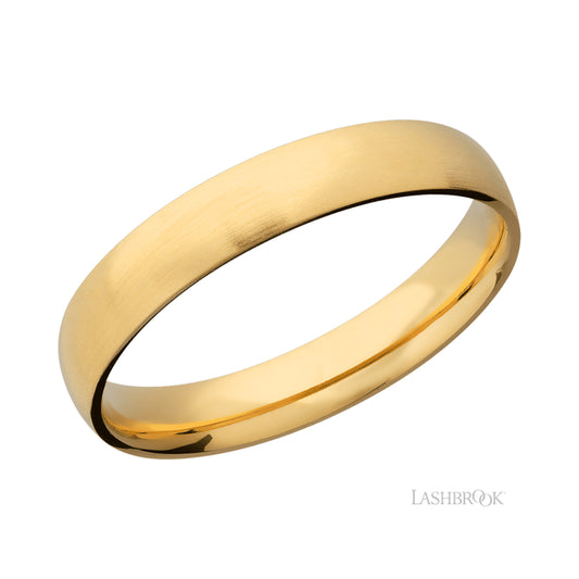Lashbrook Domed 14K Yellow Gold Band