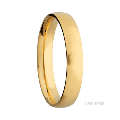 Lashbrook Domed 14K Yellow Gold Band