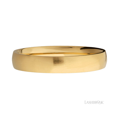 Lashbrook Domed 14K Yellow Gold Band
