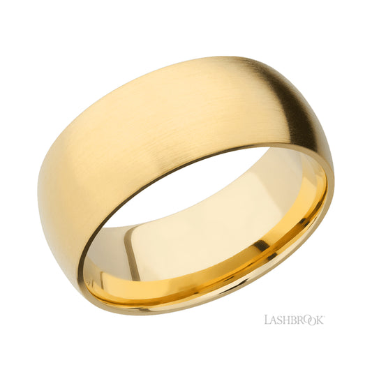 Lashbrook Domed 14K Yellow Gold Band