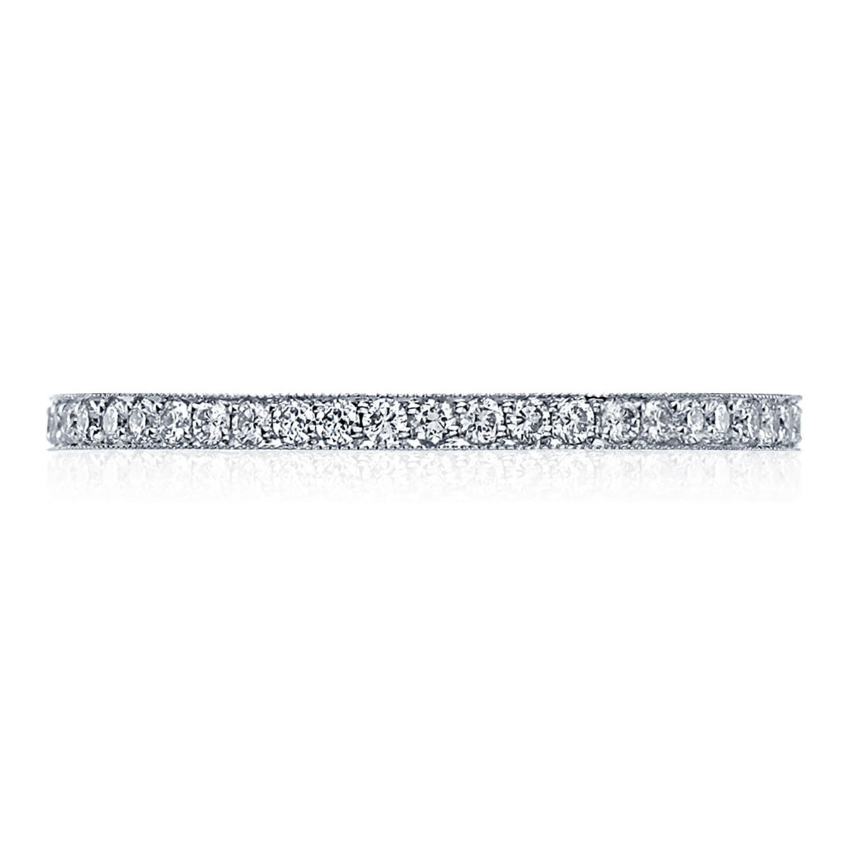 Tacori Pavé Diamond Wedding Band - 1.5mm in 18K White Gold