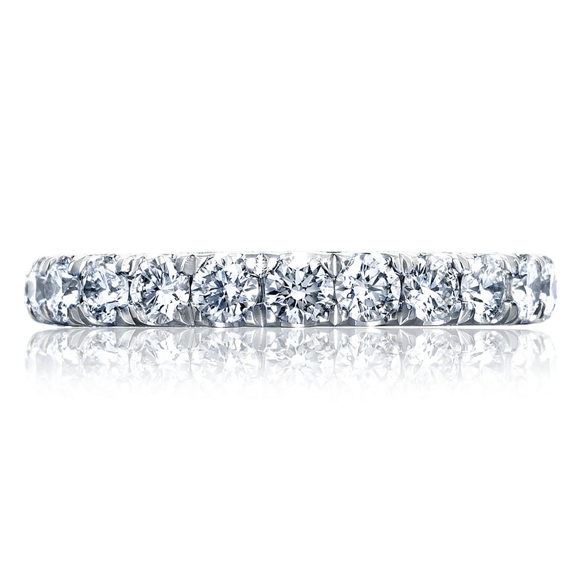 Tacori French Pavé Diamond Wedding Band in Platinum