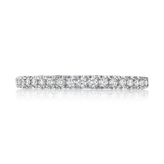 Tacori French Pavé Diamond Wedding Band - 2mm in Platinum