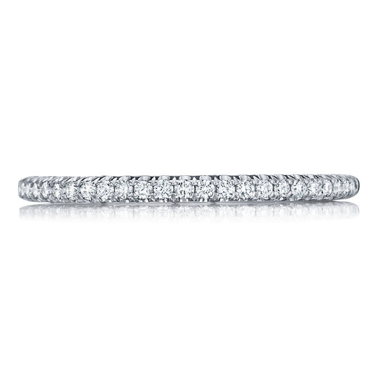 Tacori French Pavé Diamond Wedding Band - 1.5mm in 18K White Gold
