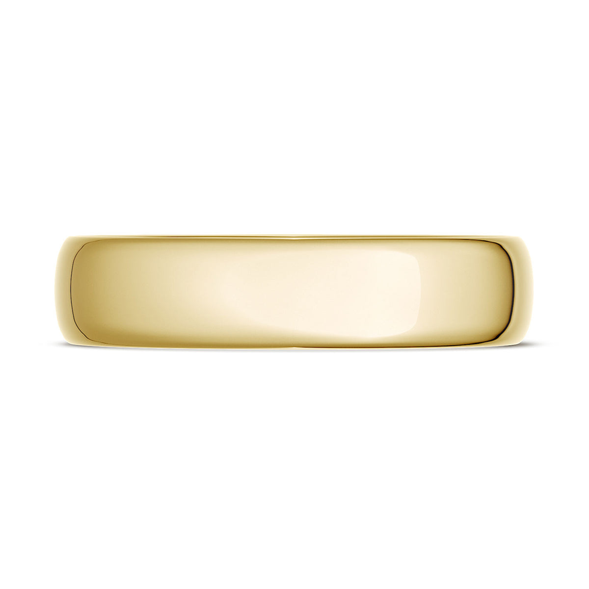 Tacori Classic Rounded in High Polish Finish Wedding Band in 18K Yellow Gold