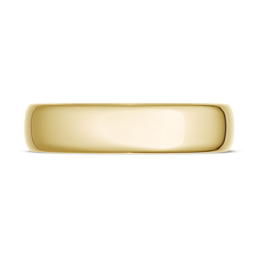 Tacori Classic Rounded in High Polish Finish Wedding Band in 18K Yellow Gold