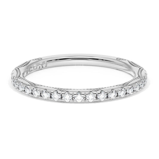 Tacori French Pavé Diamond Wedding Band, 2.0mm in Platinum
