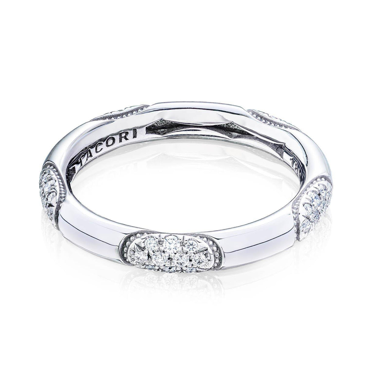 Tacori 360° Foundation Ring, 3mm in 18K White Gold