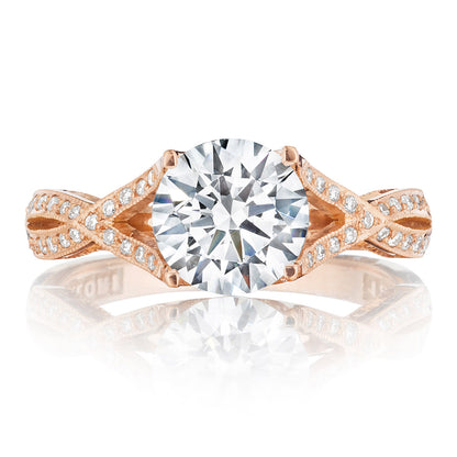 Tacori 18K White Gold Round Solitaire Engagement Ring