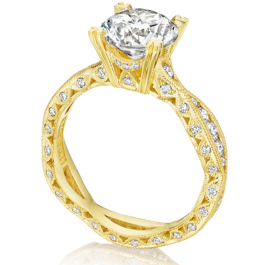 Tacori 18K Yellow Gold Round Solitaire Engagement Ring