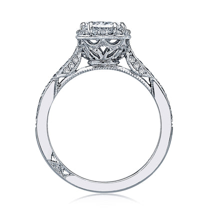 Tacori Platinum Oval Bloom Engagement Ring