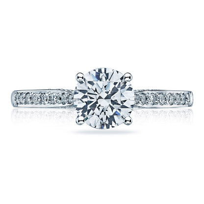 Tacori 18K White Gold Round Solitaire Engagement Ring
