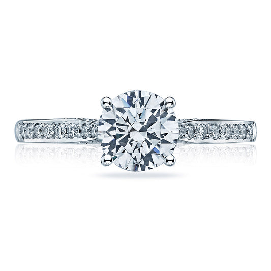 Tacori 18K White Gold Round Solitaire Engagement Ring