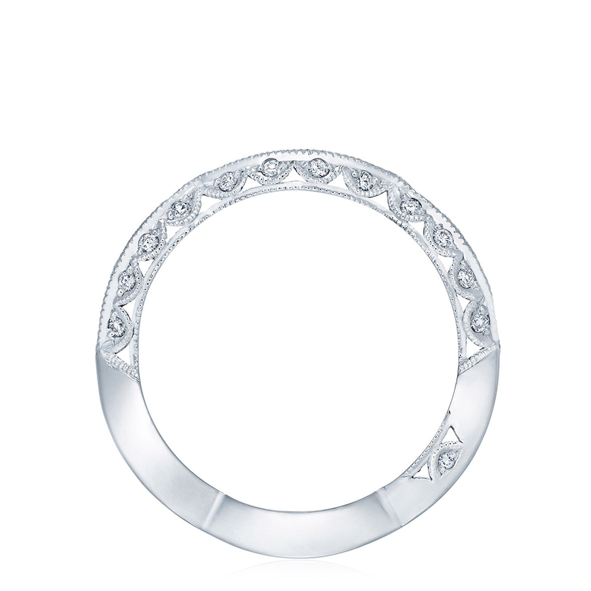 Tacori Platinum Twist with Diamond Accent Wedding Band