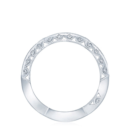Tacori Platinum Twist with Diamond Accent Wedding Band