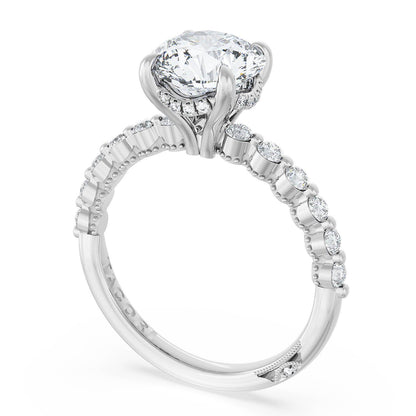 Tacori Platinum Round Solitaire Engagement Ring