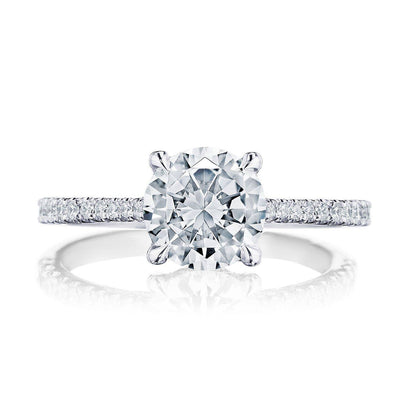 Tacori 18K White Gold Round Solitaire Engagement Ring