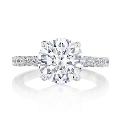 Tacori Platinum Round Solitaire Engagement Ring