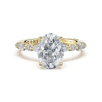 Tacori 18K Yellow Gold Oval Solitaire Engagement Ring