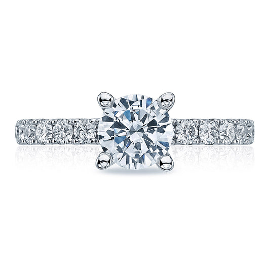 Tacori 18K White Gold Round Solitaire Engagement Ring