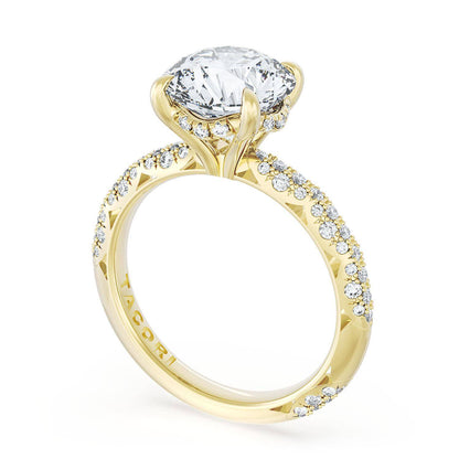 Tacori 18K Yellow Gold Round Bloom Engagement Ring