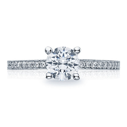 Tacori 18K White Gold Round Solitaire Engagement Ring